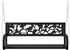 vidaXL Hollywoodschaukel 125cm Stahl und Kunststoff schwarz (317145)