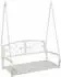 vidaXL Schaukelbank Stahl antik-weiß, 110,5x59x55cm (42038694)