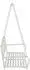 vidaXL Schaukelbank Stahl antik-weiß, 110,5x59x55cm (42038694)