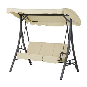 Beliani Garbo beige 3-Sitzer
