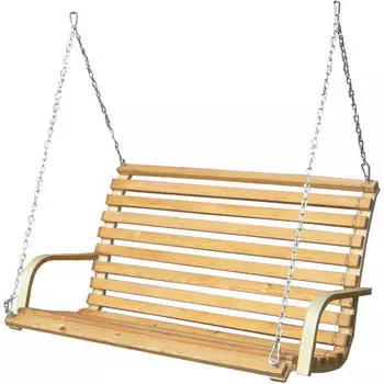 Amanka Holz Schaukelbank mit Befestigung (16860445)