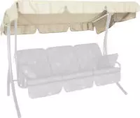 Angerer Freizeitm&ouml;bel Hollywoodschaukelersatzdach "TOPSELLER" (B/T): ca. 210x145 cm