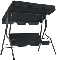 vidaXL Hollywoodschaukel Anthrazit 170&times;110&times;153 cm