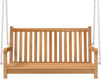 vidaXL Hollywoodschaukel Massivholz Teak 114x60x64 cm