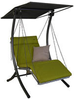 Angerer Freizeitm&ouml;bel Hollywoodschaukel "Luxus Smart lime" BxTxH: 100x145x160 cm