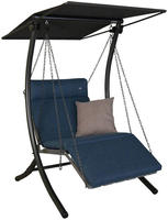 Angerer Freizeitm&ouml;bel Hollywoodschaukel "Luxus Smart denim" BxTxH: 100x145x160 cm