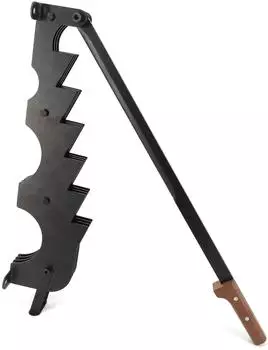 FireFix Holzspalter mit Griff 75 x 15 cm schwarz