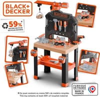 Simba 7600360741, Simba-Dickie Black+Decker Werkbank mit Kran
