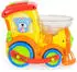 Moni Moni Spielzeug Zug 958, Kugelbahn, 3 bunte Bälle, Musik- und Lichtfunktion gelb