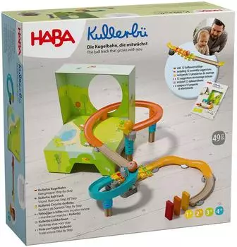 HABA Kullerbü Kugelbahn Klangtreppe Step by Step, 39-teilig (2013383001)