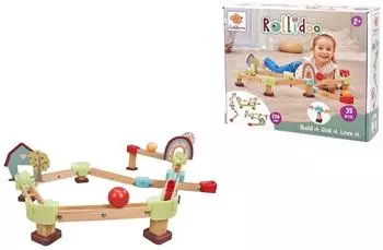 Eichhorn Rollidoo Kugelbahn Set, 35 Teile, bunt (100002310)