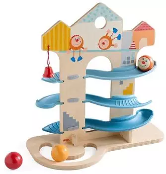 HABA Kullerhaus Stand-Kugelbahn aus Holz