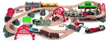 Brio Straßen & Schienen Bahn Set Deluxe (33052)