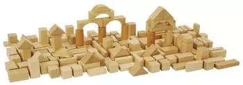 Heros Creativ - Natur-Holzbausteine 100 (10131)