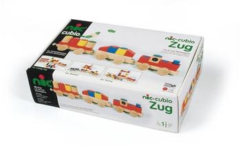 Nic Toys Cubio Lok mit 2 Waggons (2151)