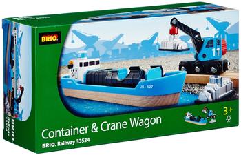 Brio Containerschiff mit Kranwagen (33534)