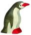 Holztiger Pinguin, klein, Kopf nach vorn