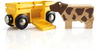 BRIO 63340600, BRIO 63340600 Tierwagen mit Kuh