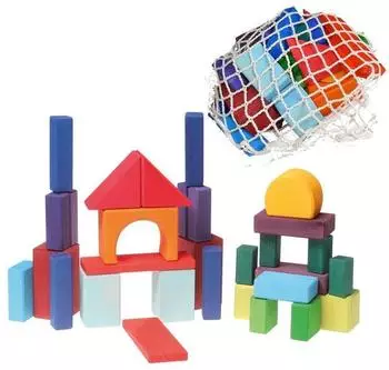 Grimm's Holzbausteine Geometrische Formen bunt