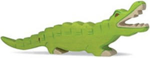 Holztiger Krokodil