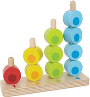 Hape Lernspielzeug E0504, Z&auml;hl- und Steckspiel, ab 1 Jahr, Zahlen lernen