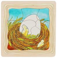 goki 57521, goki Lagenpuzzle "Huhn"