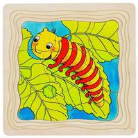 goki 57523, goki Lagenpuzzle "Raupe"
