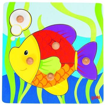 Goki Steckpuzzle Fisch
