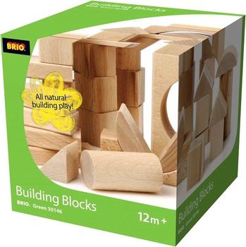 Brio Green Line - Holzbausteine 50 Teile Natur