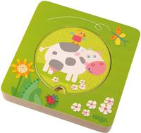 HABA 301647, HABA 301647 Holzpuzzle Bauernhof-Freunde