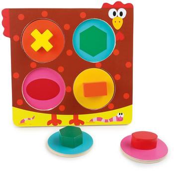 small foot company Setzpuzzle Henne