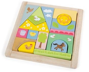 small foot company Steckpuzzle Bauernhof