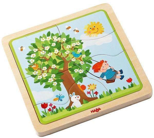 HABA Holzpuzzle Lieblingsjahreszeit