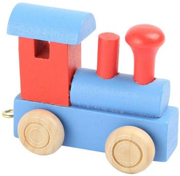 small foot company Buchstabenzug Lokomotive rot & blau