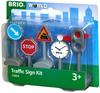 Brio 53.033.864, Brio Eisenbahn Verkehrsschilder Set (BP1187356200), 100 Tage