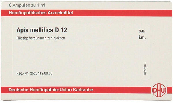 DHU APIS MELLIFICA D 12 Ampullen (8x1ml)