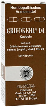Sanum-Kehlbeck GRIFOKEHL D 4 Kapseln (20 Stk.)