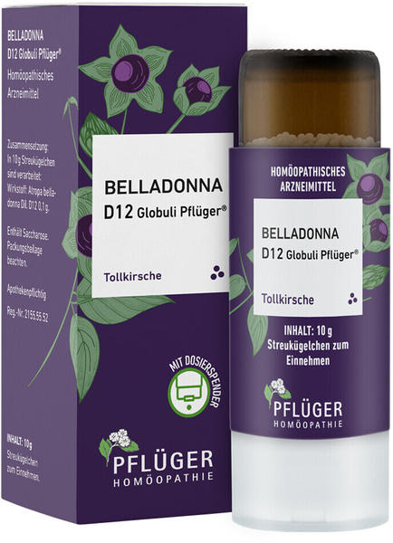 Pflüger Belladonna D12 Globuli Pflüger Dosierspender (10g)