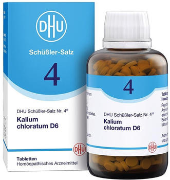 DHU Schüßler-Salz Nr. 4 Kalium Chloratum D6 Tabletten (900 Stk.)