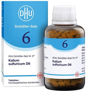 DHU Schüßler-Salz Nr. 6 Kalium sulfuricum D6 Tabletten (900 Stk.)