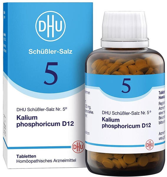 Dr. Schüßler Salze Schüßler-Salz Nr. 5 Kalium phosphoricum D12 Tabletten (900 Stk.)