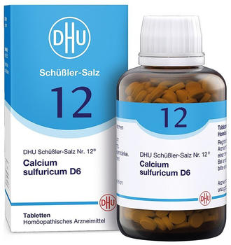 DHU Schüßler-Salz Nr. 12 Calcium sulfuricum D6 Tabletten (900 Stk.)