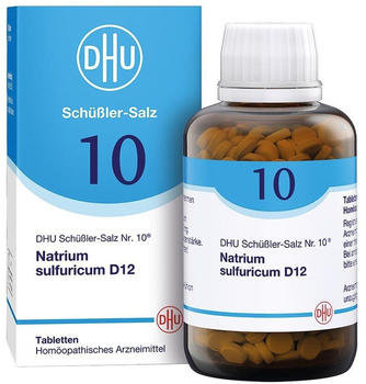 DHU Schüßler-Salz Nr. 10 Natrium sulfuricum D12 Tabletten (900 Stk.)