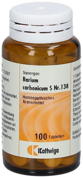 Kattwiga Synergon Barium carbonicum S Nr. 138 Tabletten (100 Stk.)