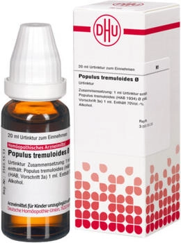 DHU Populus Tremuloides Urtinktur 20 ml Flüssigkeit zum Einnehmen