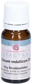 Spagyra Zincum Metallicum D 6 Globuli 10g