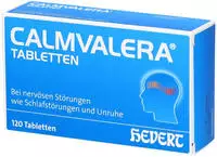 Calmvalera Tabletten bei nerv&ouml;sen St&ouml;rungen wie Schlafst&ouml;rungen und Unruhe,...