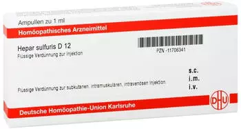 DHU HEPAR SULFURIS D 12 Ampullen (8x1ml)