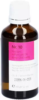 Phoenix Laboratorium NR.10 Natrium sulfuricum D 6 spag.Gl&uuml;ckselig (50ml)