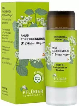 Hofmann & Sommer Rhus Toxicodendron D12 Globuli Pfl&uuml;ger 10 g